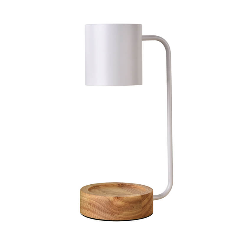 Kerzenwärmer Lampe - Japanisch Minimalistisch - Holz Basis LED Duftlampe