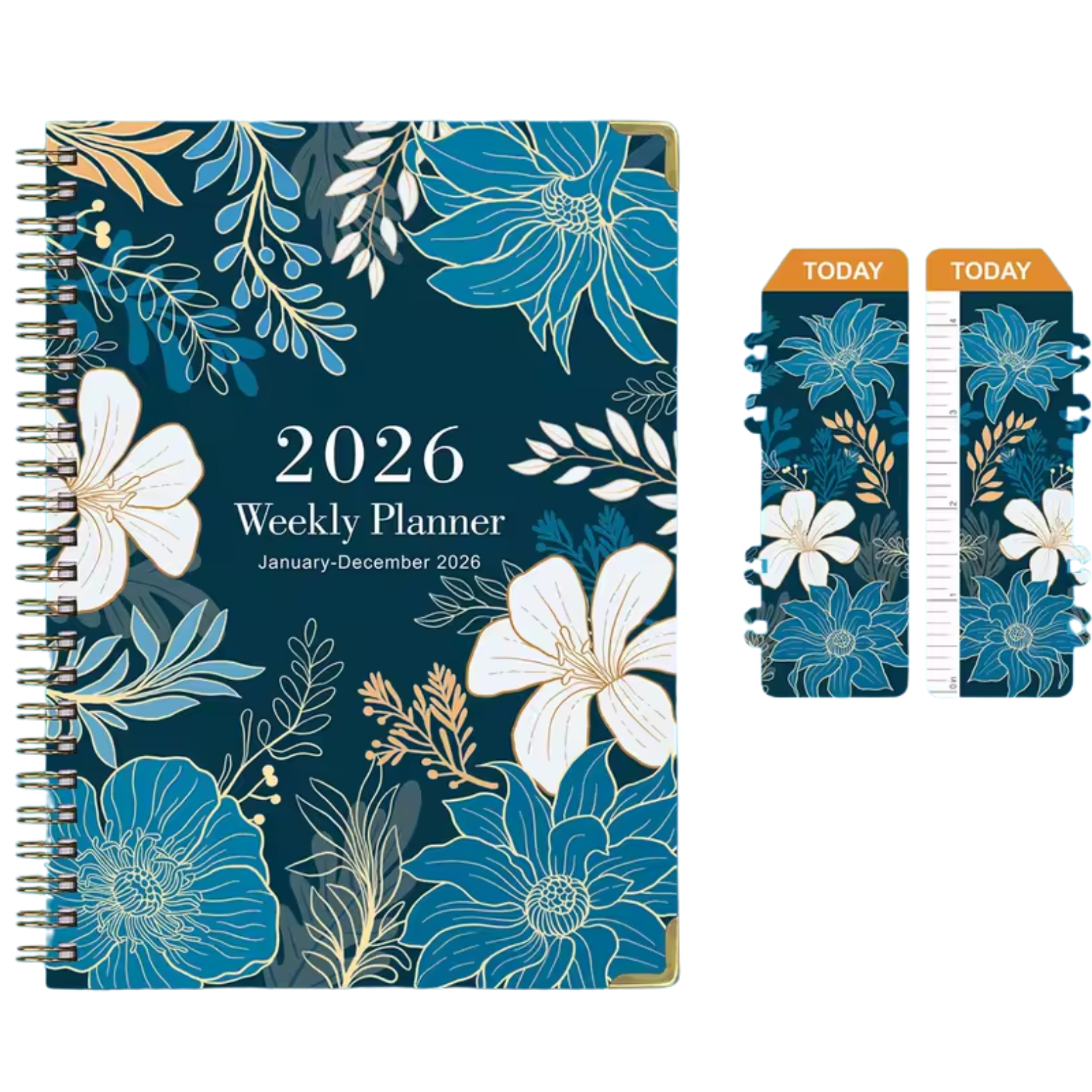 2026 Wochenplaner – Mit Blumenmuster – Für Planung und Organisation