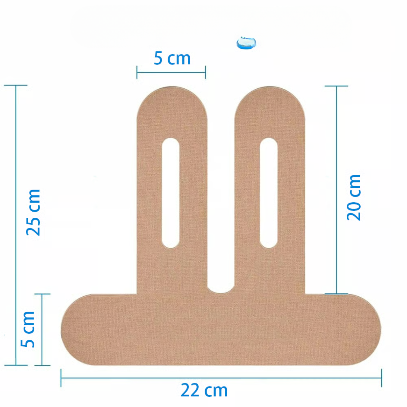 AktivKine Kniestütze | Kinesiology Tape mit Extra Starker Support
