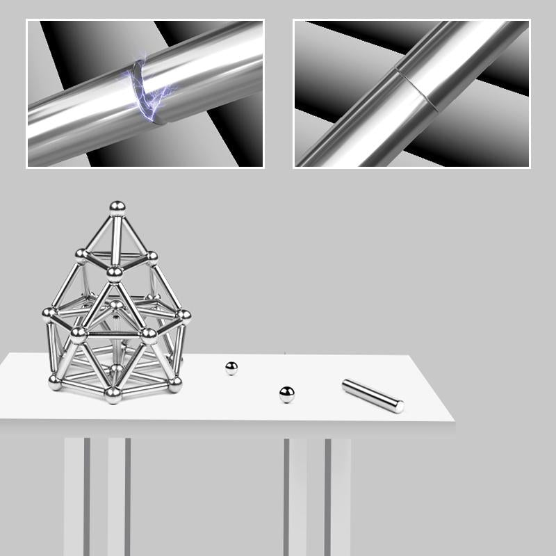 Magnetisches Konstruktionsspielzeug – Bausteine und Kugeln – Für Kreatives Bauen