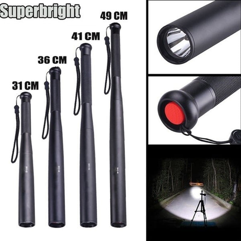 Aluminium Hammer – LED-Taschenlampe – rutschfester Griff – für Notfälle