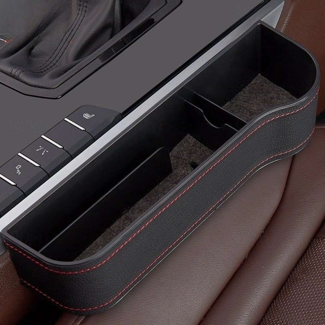 Leder Auto Organizer Sitzablage | Multifunktionaler Aufbewahrung im Auto