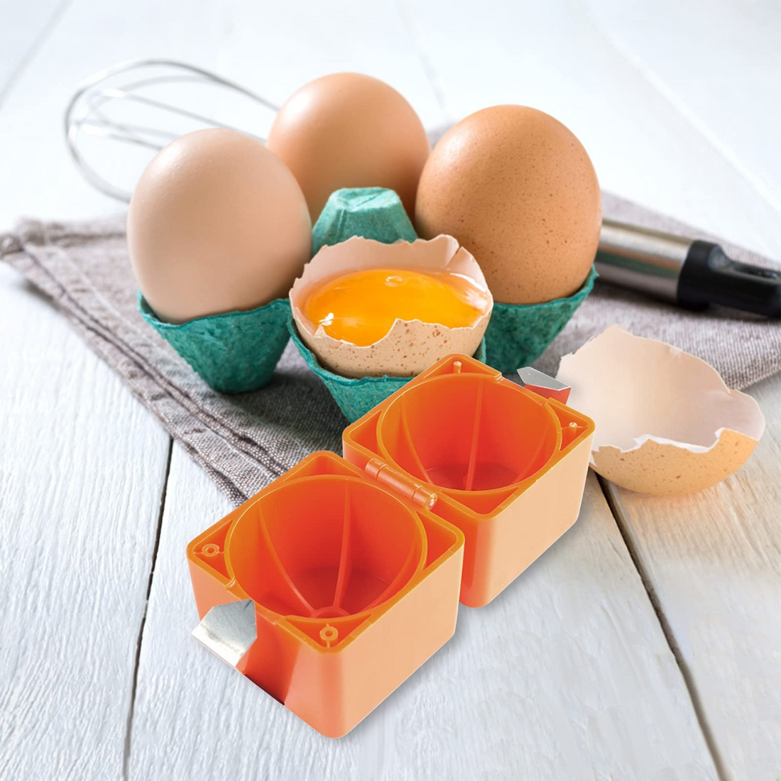 EasyEgg Einfacher Eieröffner Küchen | Edelstahl Eieröffner für Frühstückseier oder zum Backen