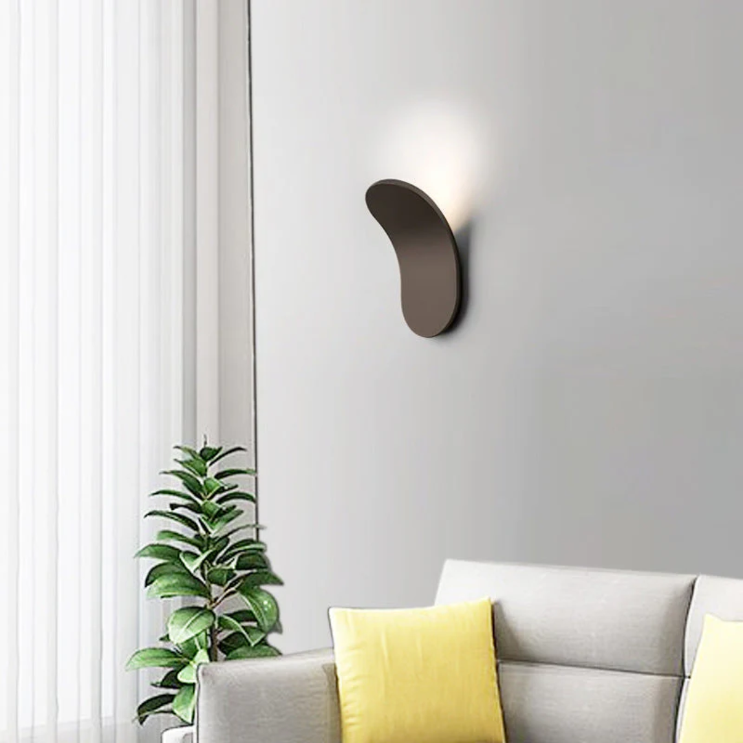 Wandlampe Holz LED – Minimalistische Nordische Wandleuchte – Für Wohnräume
