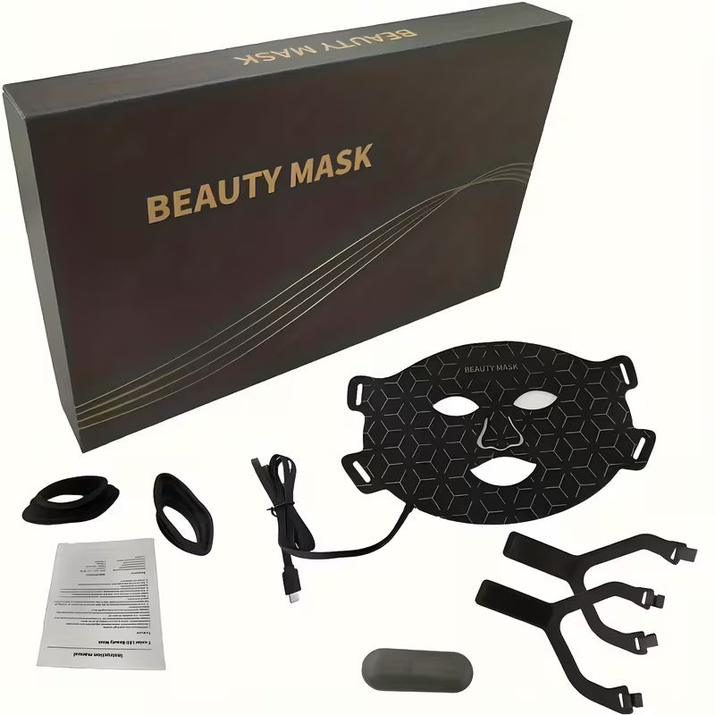LED Beauty Maske – Mit Lichttherapie – Für Hautpflege und Anti-Aging