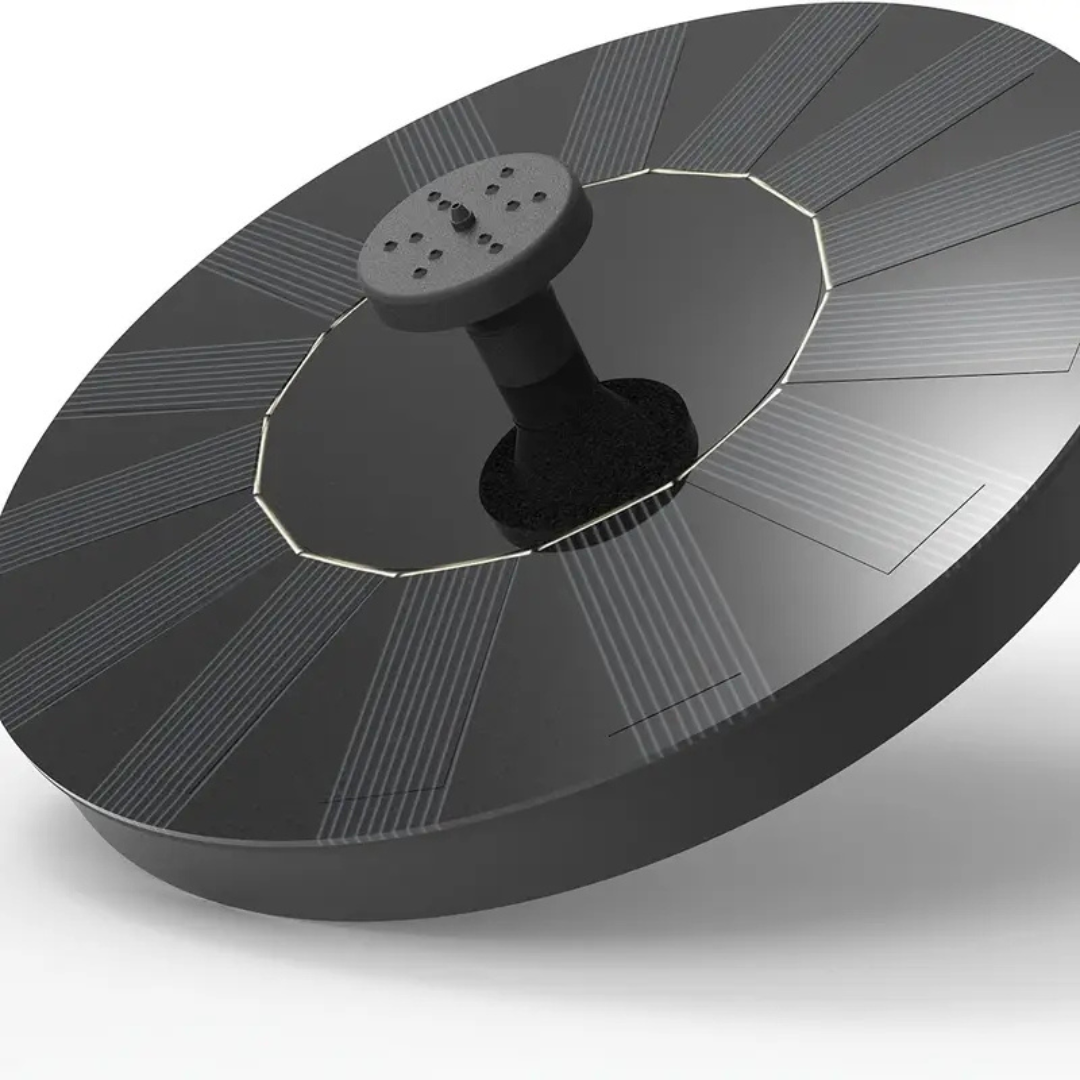 Solar Gartenbrunnen Fontäne – Solarbetrieb – Outdoor Wasserspiel