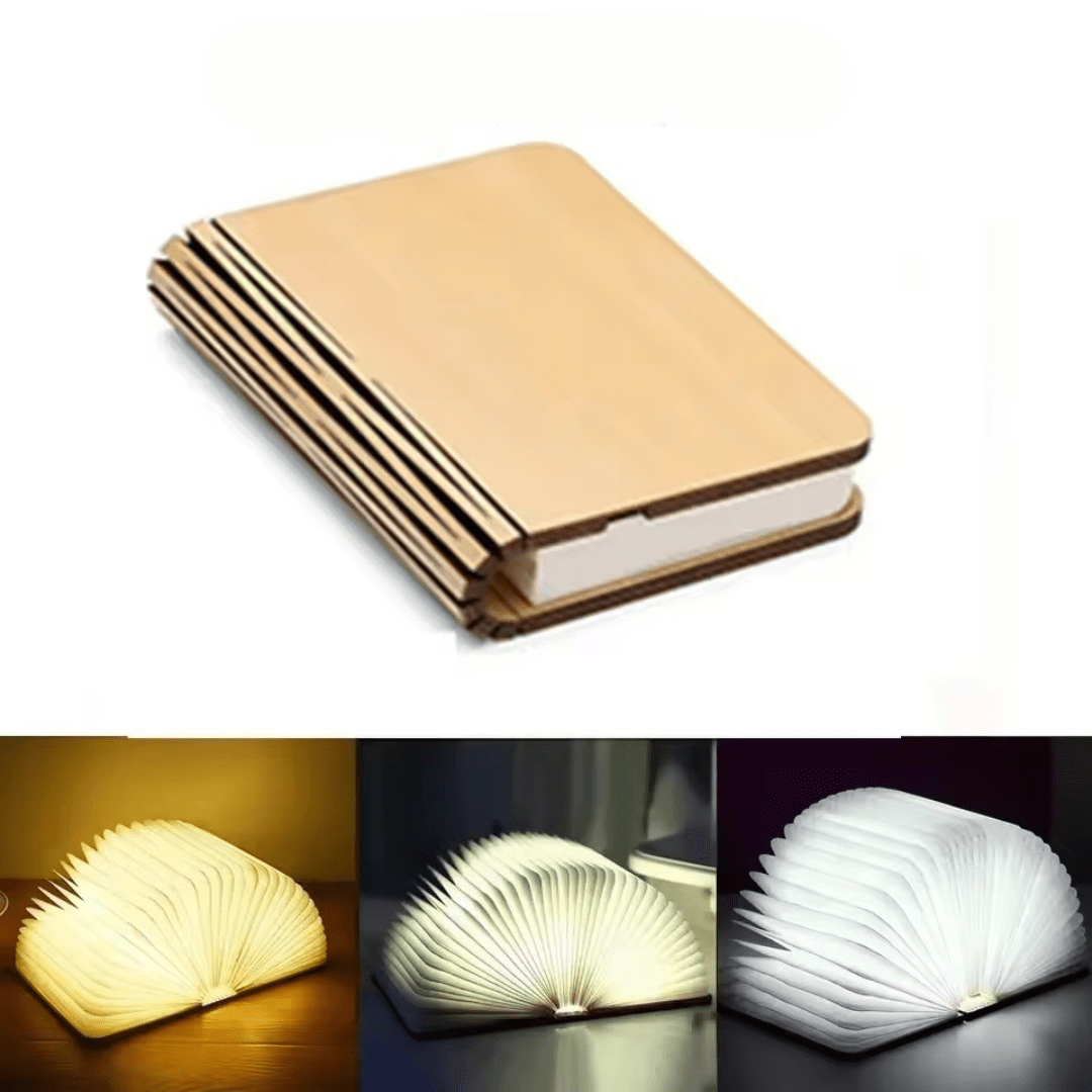 LED-boeklamp – 360° opvouwbaar – Oplaadbaar – Tafellamp lezen
