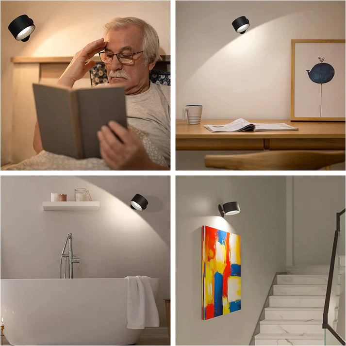 Drahtlose Wandleuchte LED – Dimmbar – Für Schlafzimmer und Diele
