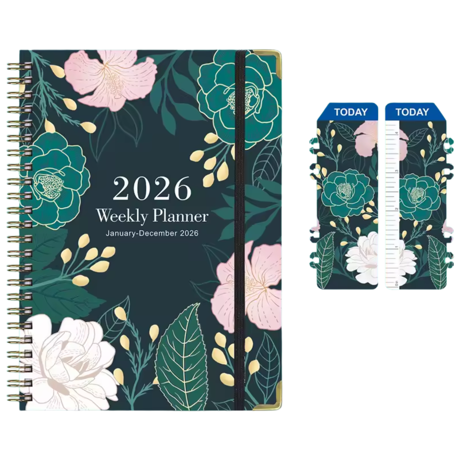 2026 Wochenplaner – Mit Blumenmuster – Für Planung und Organisation