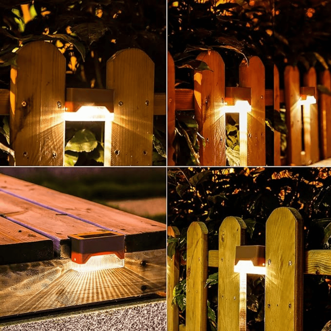 Solar Treppenleuchte Außen – LED Stufenlicht – Garten & Terrasse