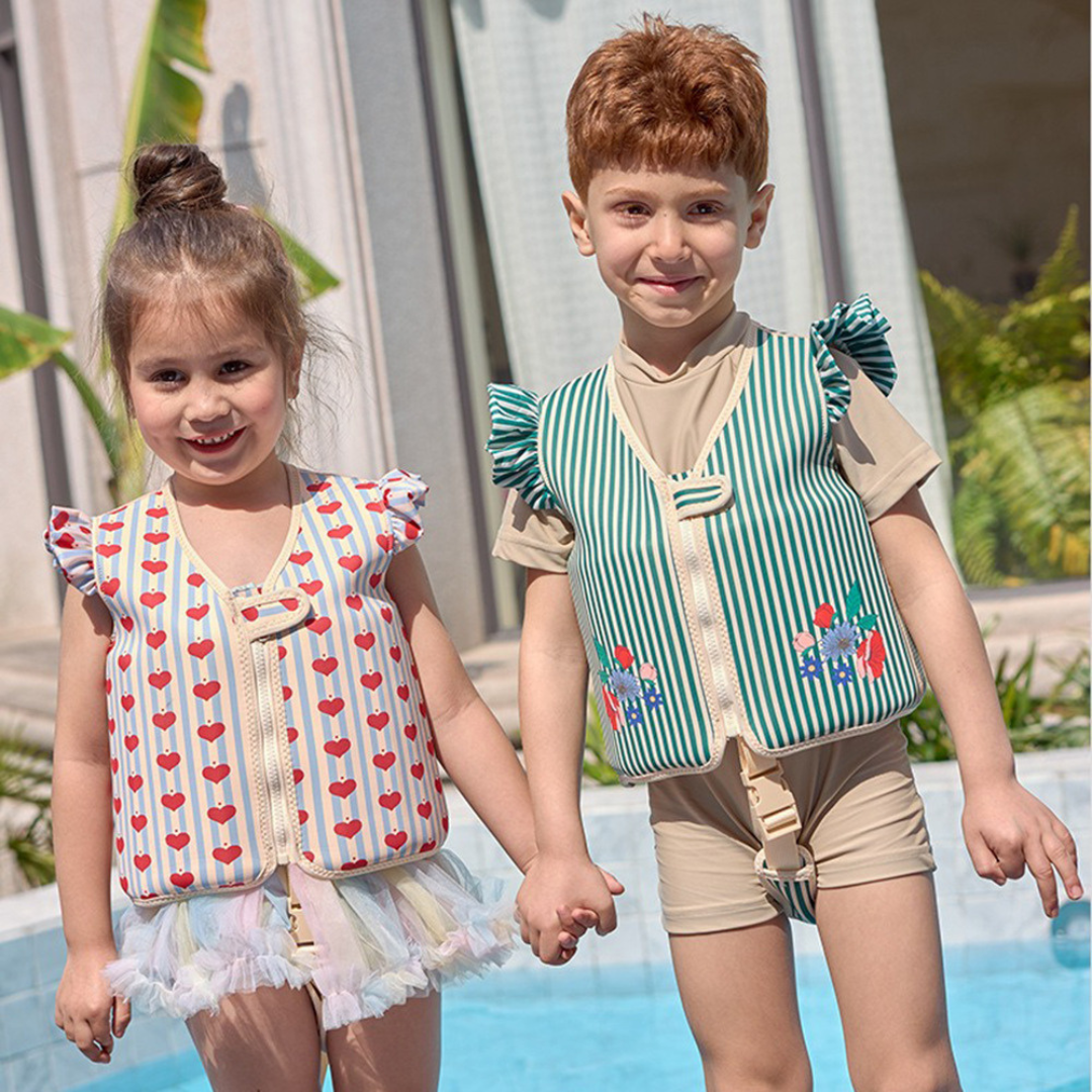AquaFlair Kinder-Schwimmweste | Sicher Auftriebsweste für Kinder & Kleinkinder