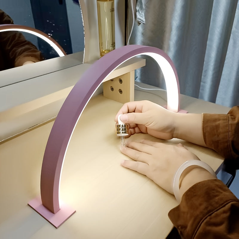 LED Tischlampe Bogen – USB Metall – Dimmbare Arbeitsleuchte