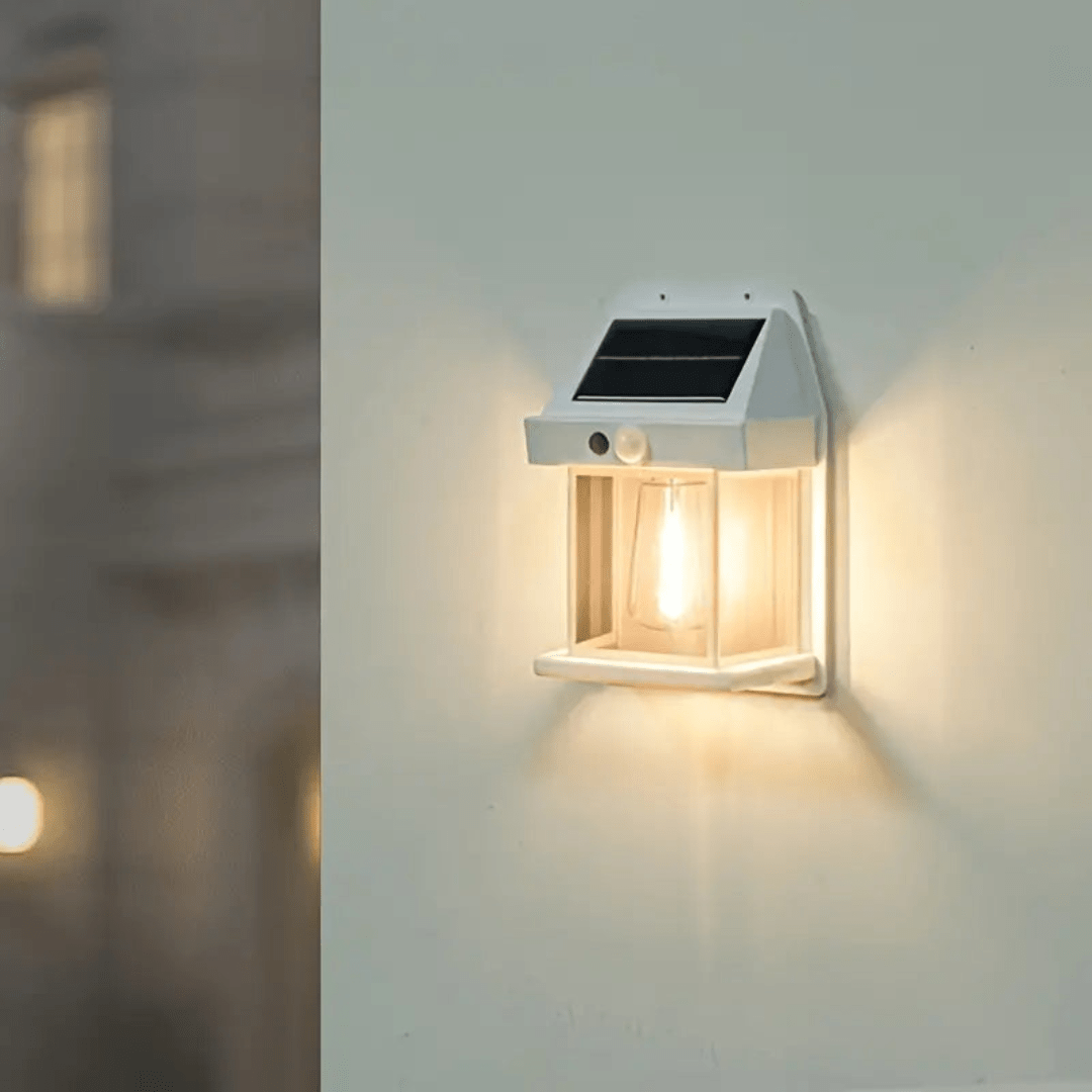 Solar Wandleuchte Außen - LED - Bewegungsmelder - 1000 Lumen - IP65