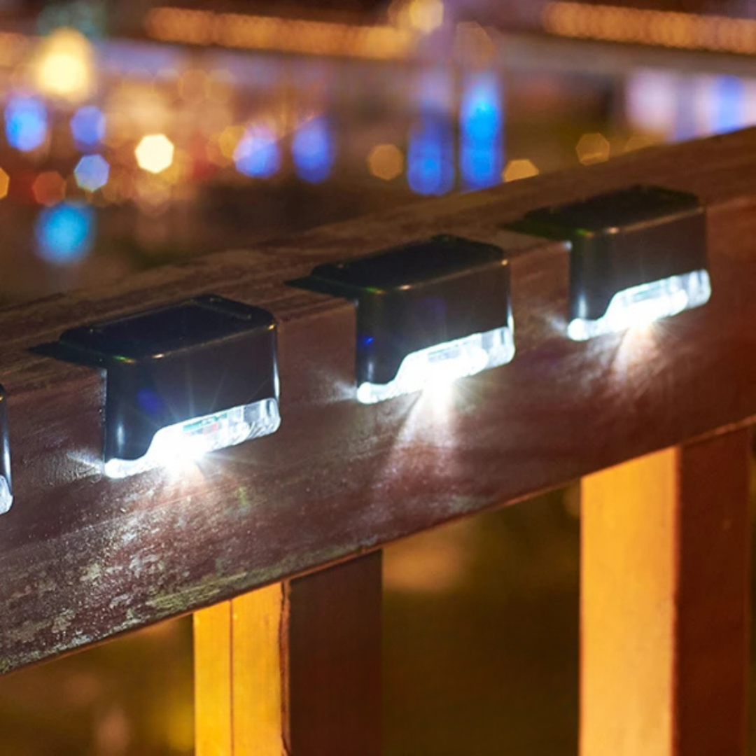 Solar Treppenleuchte Außen – LED Stufenlicht – Garten & Terrasse