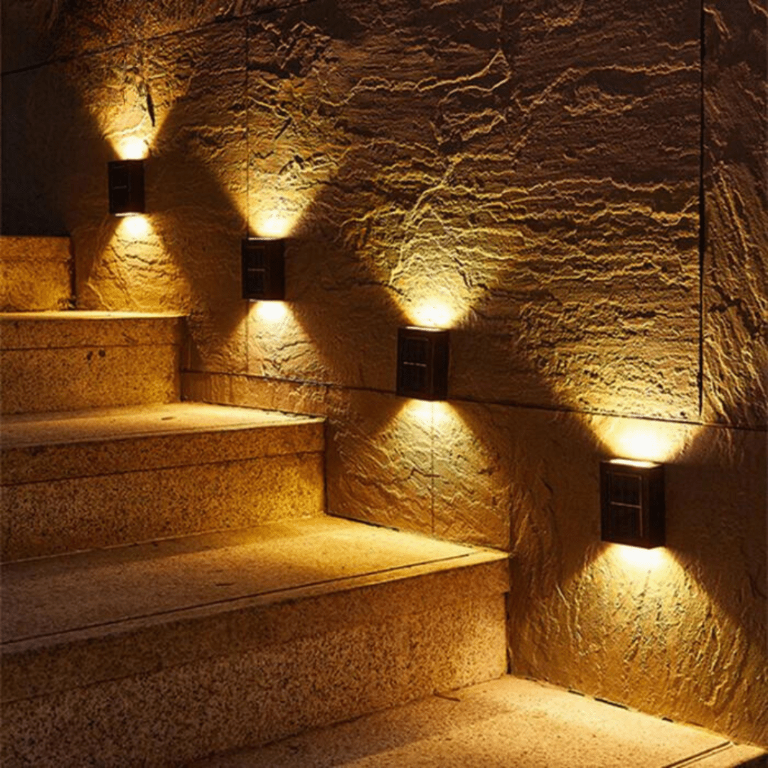 Solar Wandleuchte Außen - LED - Bewegungsmelder - IP65 Garten