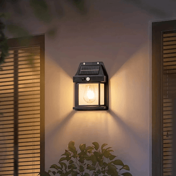 Solar Wandleuchte Außen - LED - Bewegungsmelder - 1000 Lumen - IP65