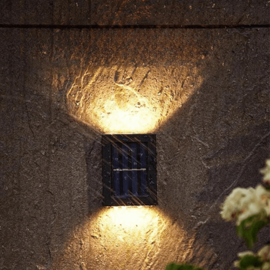 Solar Wandleuchte Außen - LED - Bewegungsmelder - IP65 Garten
