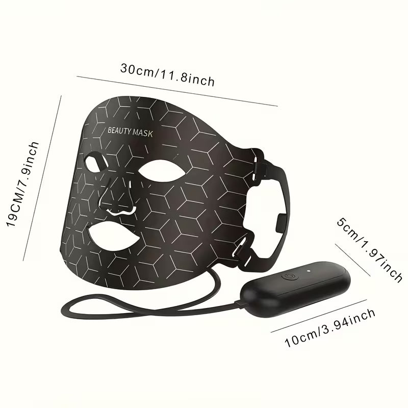 LED Beauty Maske – Mit Lichttherapie – Für Hautpflege und Anti-Aging