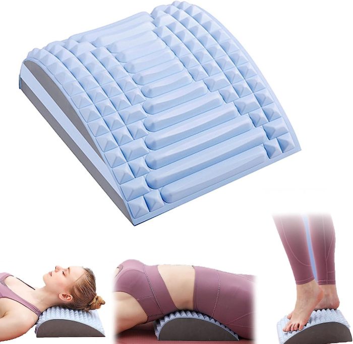 Rückenstütz-Kissen – Ergonomische Yoga- und Stretchmatte für Wirbelsäulenentlastung