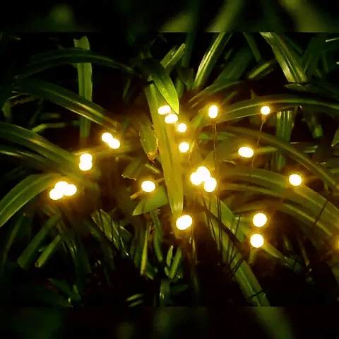Solar Gartenleuchten Stab – LED Feuerfliegen Effekt – Outdoor Dekoration