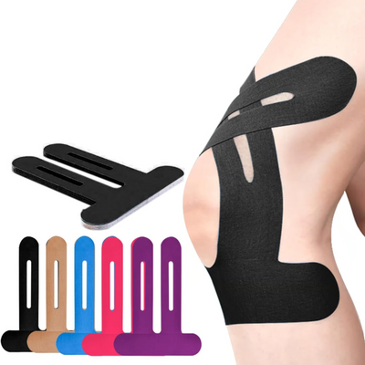 AktivKine Kniestütze | Kinesiology Tape mit Extra Starker Support