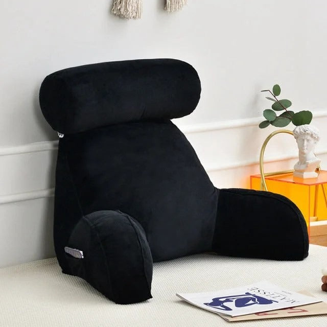 Kissen mit Rückenlehne – Ergonomisch – Mit Kopfstütze – Für Bett und Sofa