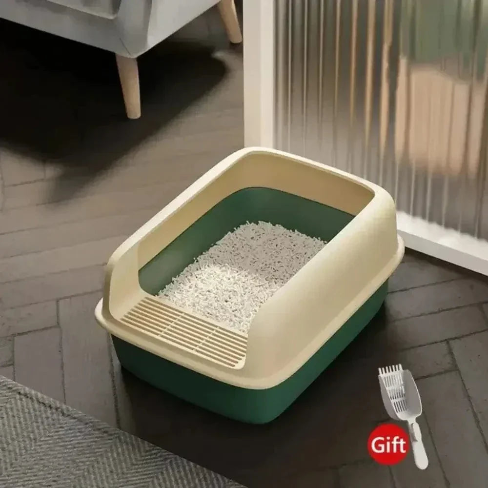 Katzenstreu-Litterbox – Mit Rutschfestem Boden – Für Komfort und Sauberkeit