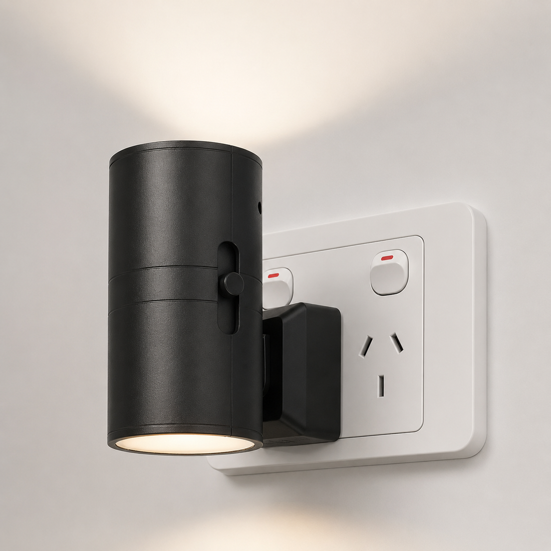 Nachtlicht Steckdose Automatisch – Dimmbar – Warmweiß LED Wandlicht