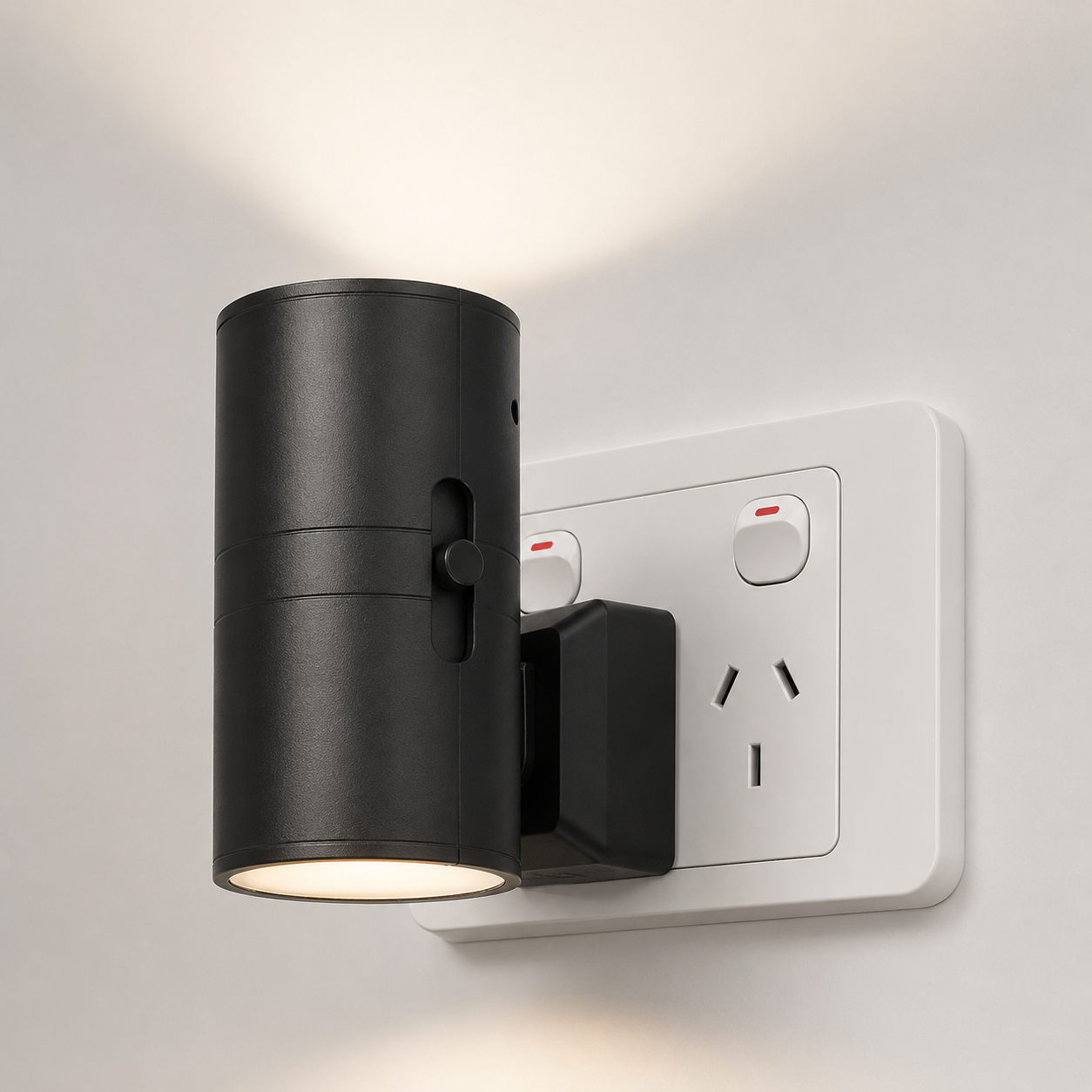 Nachtlicht Steckdose Automatisch – Dimmbar – Warmweiß LED Wandlicht