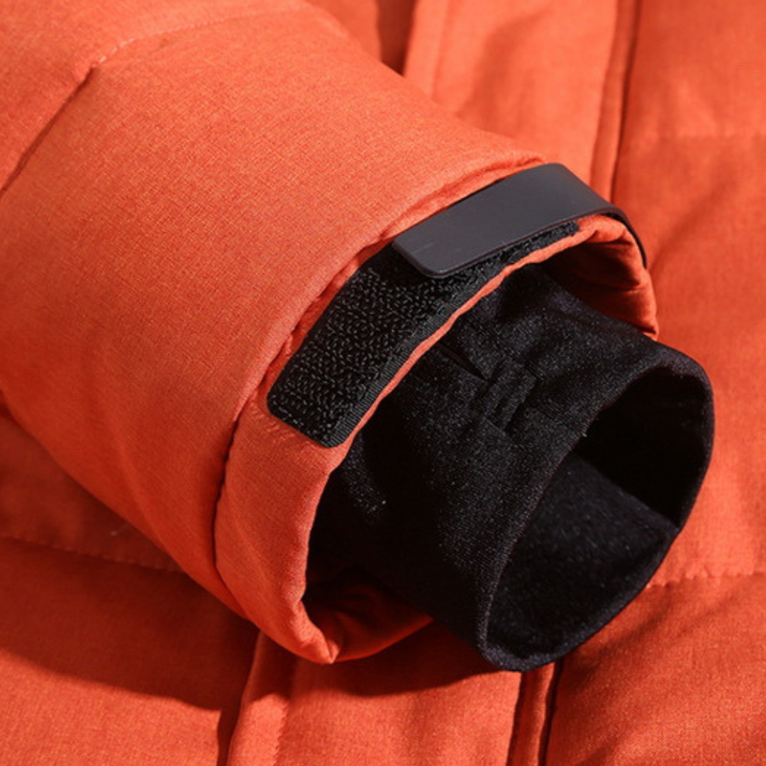 Wattierte Winterjacke – Mit Kapuze – Wasserdicht – Für Herren