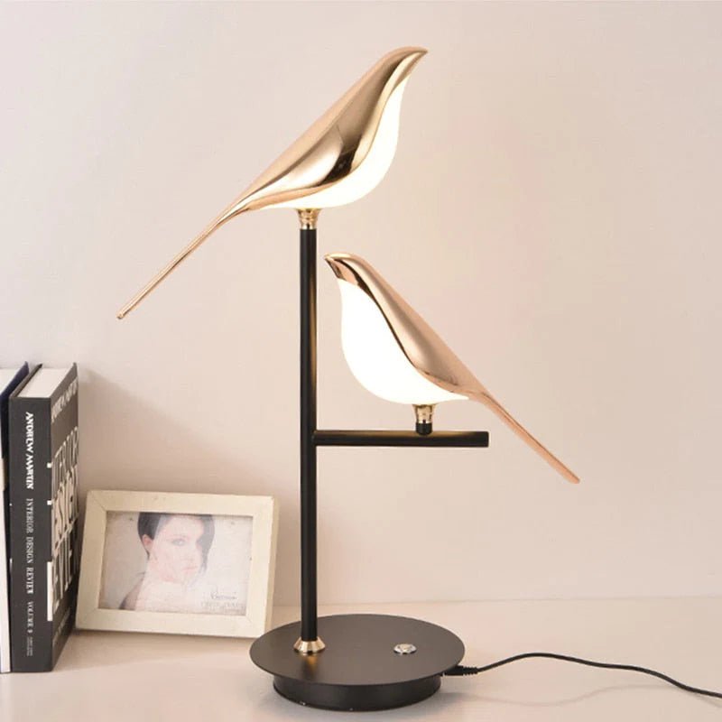 Tischlampe Vogel Design LED – Dekolampe – Für Wohnräume