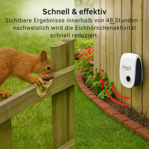 Pest Repeller – Ultraschall-Technologie – Für Ungezieferabwehr – Für Innen und Außen