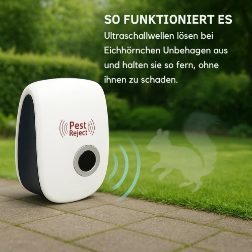 Pest Repeller – Ultraschall-Technologie – Für Ungezieferabwehr – Für Innen und Außen