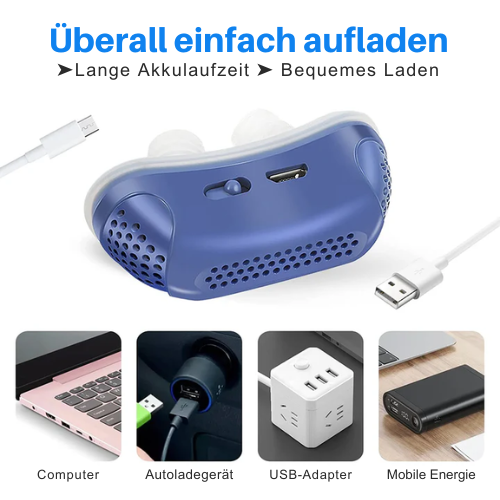 Slaapapneu-masker – Anti-snurkapparaat – Compact en draagbaar – Voor een betere nachtrust