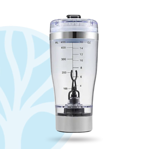 Protein Shaker – Mit Rührmechanismus – Für Smoothies und Proteinshakes – 450 ml
