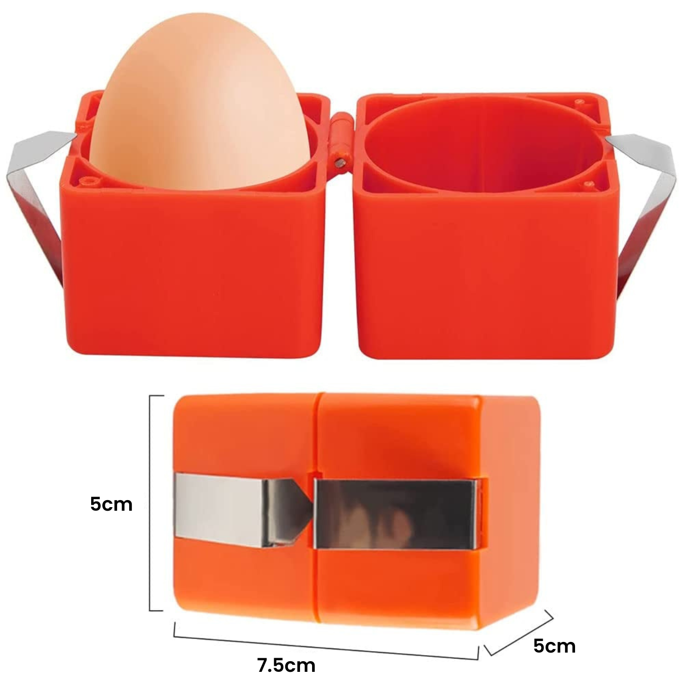 EasyEgg Einfacher Eieröffner Küchen | Edelstahl Eieröffner für Frühstückseier oder zum Backen