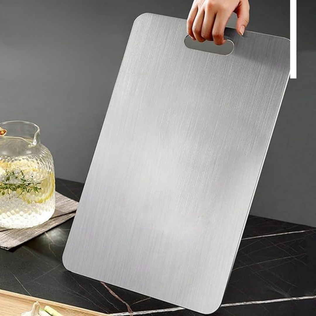 Hygienisches Schneidebrett aus Titan | Antibakteriell, Langlebig, Sichere und beste Option zum Kochen