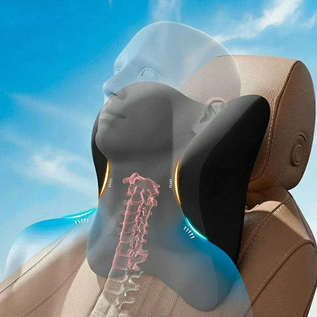 Ergonomische Nacken- und Lendenstütze – Für Auto und Büro – Optimale Unterstützung