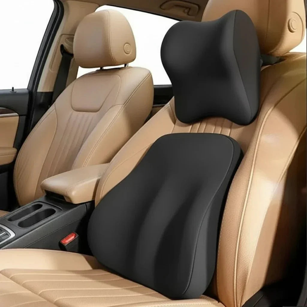 Ergonomische Nacken- und Lendenstütze – Für Auto und Büro – Optimale Unterstützung