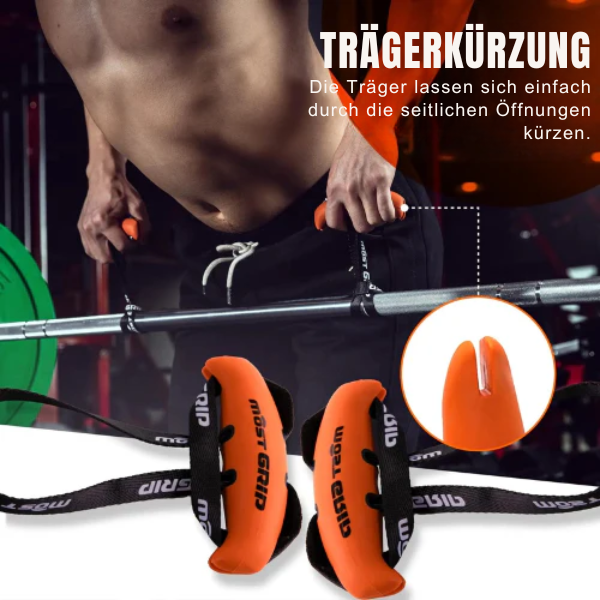Fitness Griffhilfen – Rutschfest – Für Krafttraining und Gewichtheben