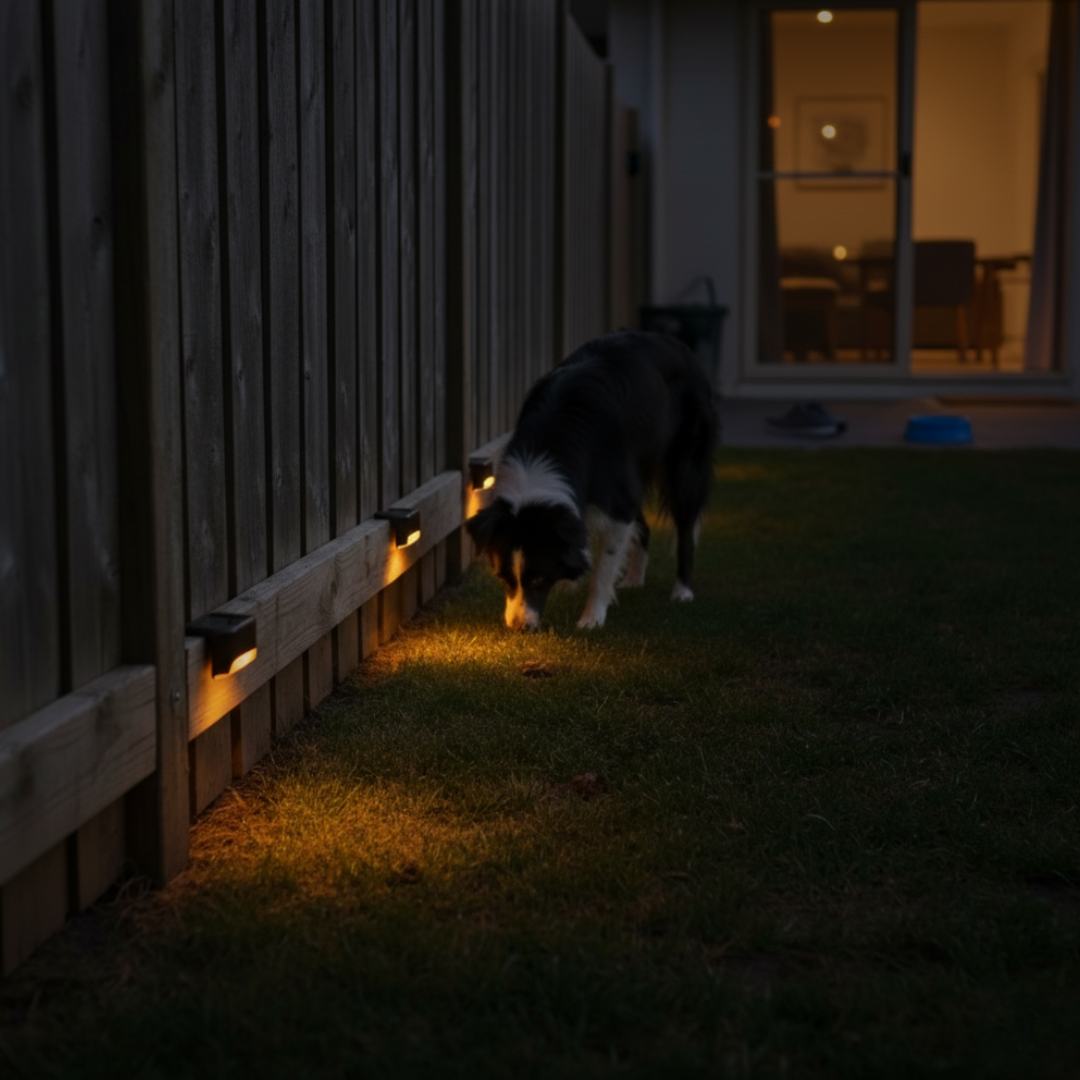Solar Treppenleuchte Außen – LED Stufenlicht – Garten & Terrasse