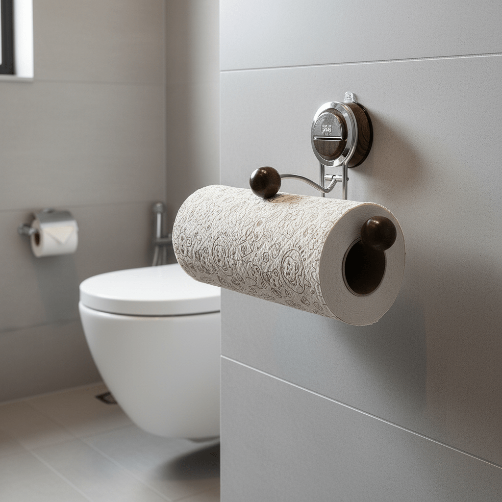 Toilettenpapierhalter – Edelstahl – Modernes Design – Für das Badezimmer