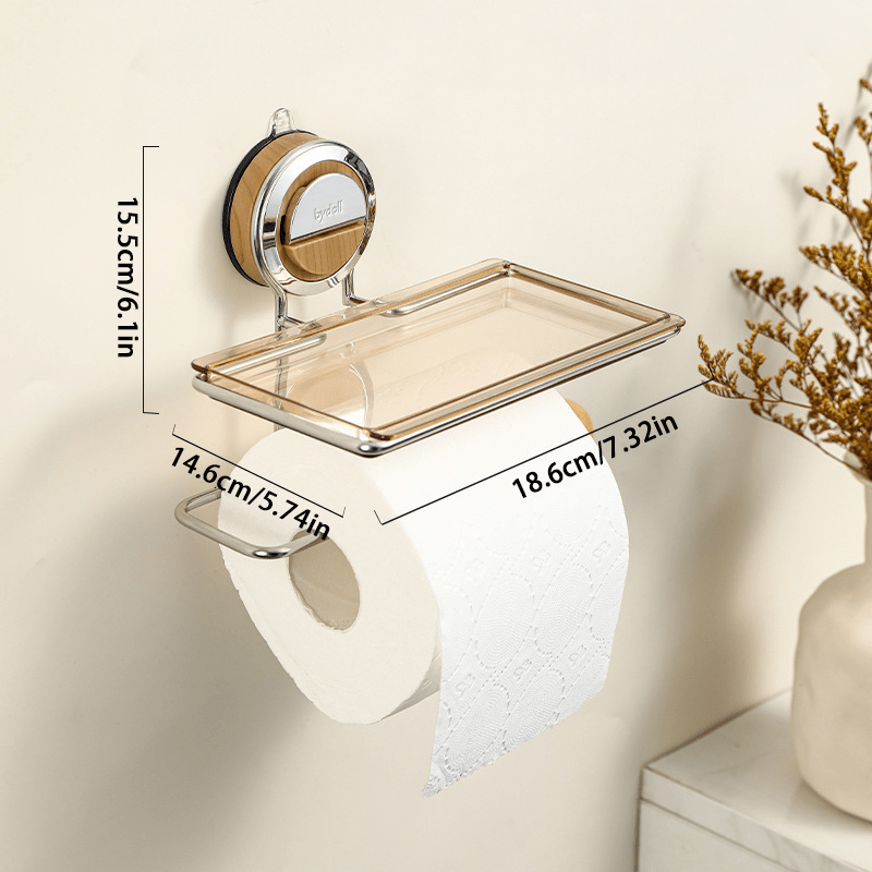 Toilettenpapierhalter – Edelstahl – Modernes Design – Für das Badezimmer