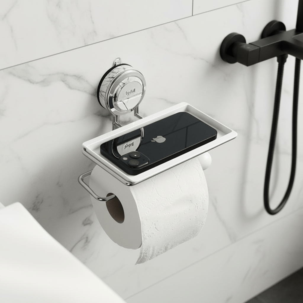 Toilettenpapierhalter – Edelstahl – Modernes Design – Für das Badezimmer