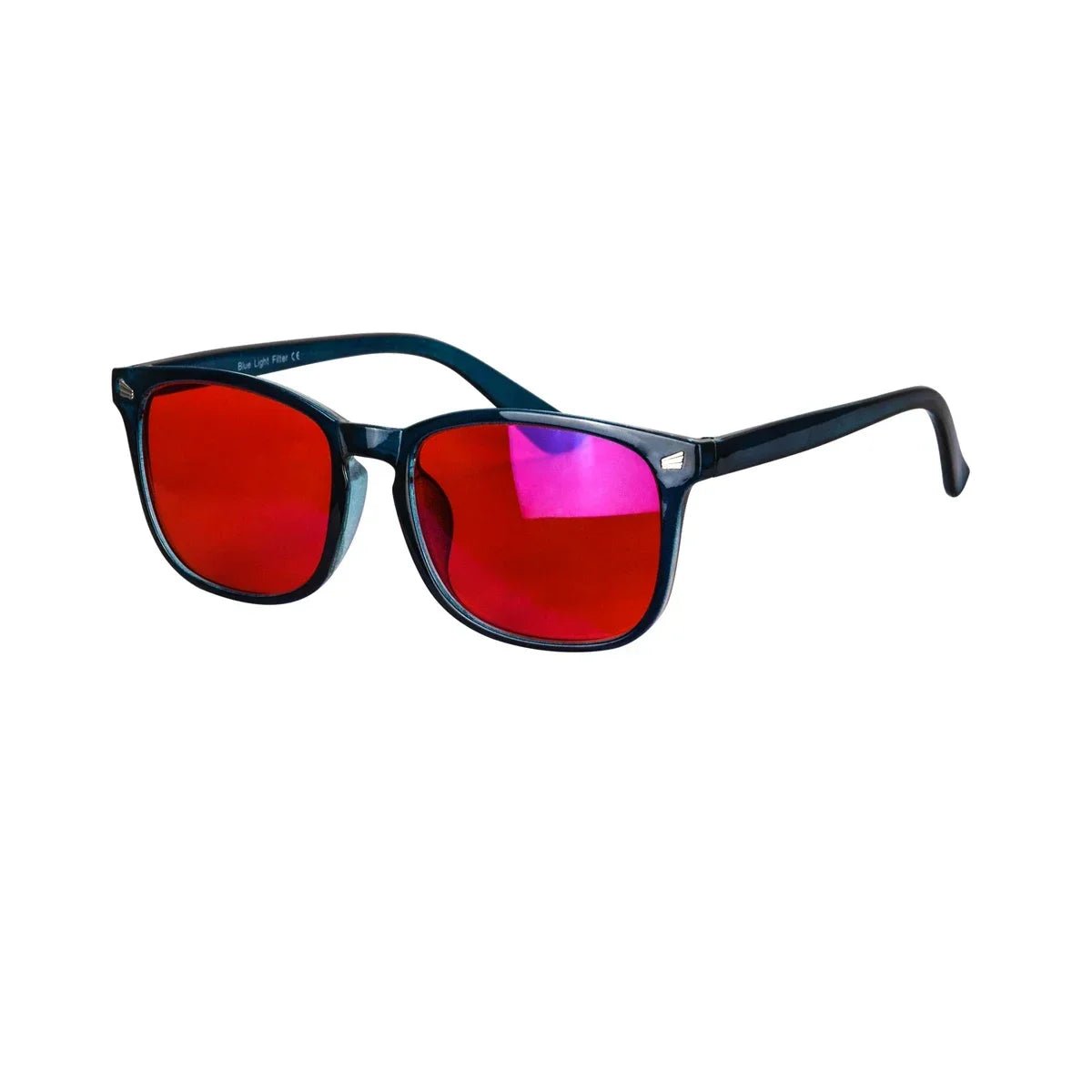 Sonnenbrille – Retro Design – Mit Orangefarbenen Gläsern – Für Herren und Damen