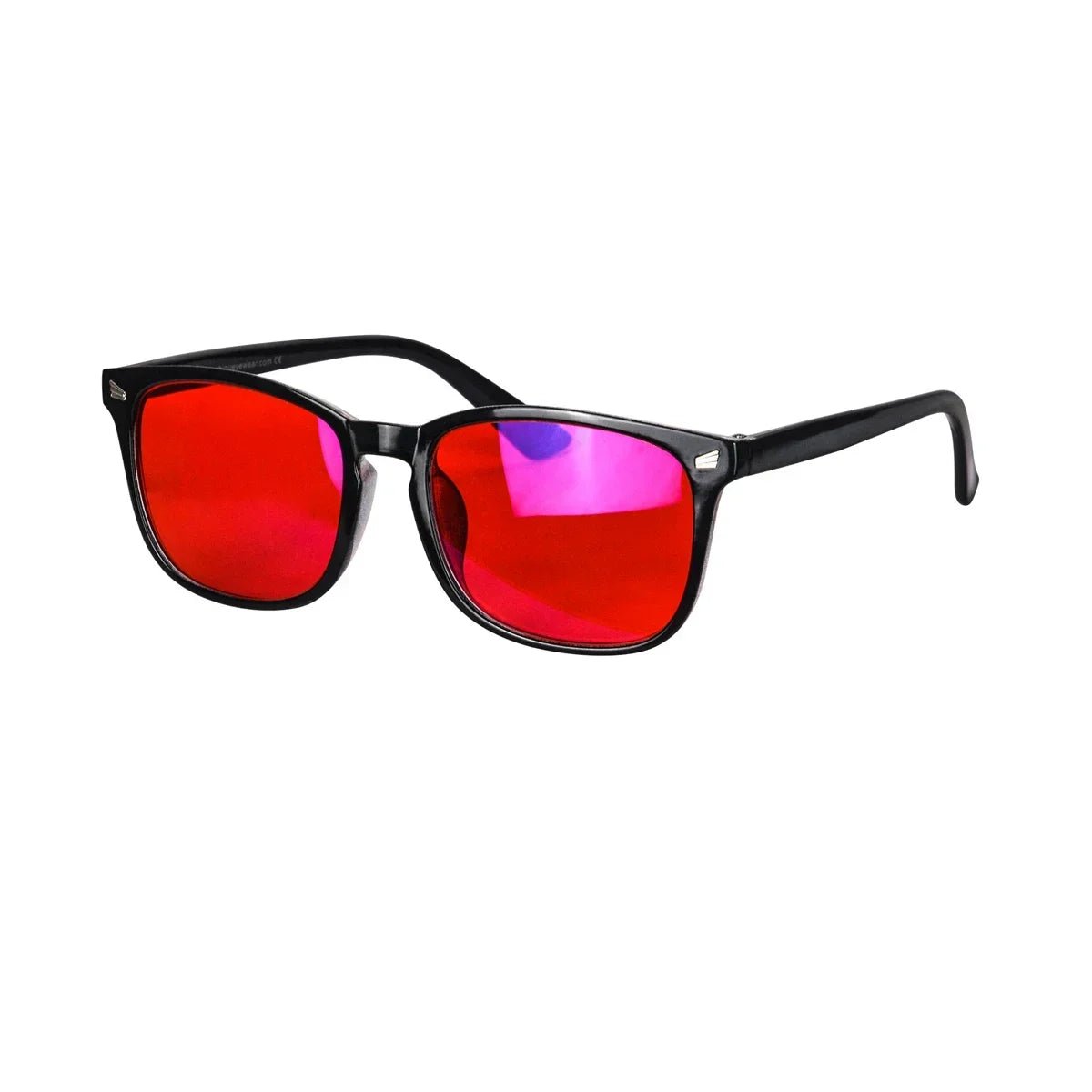 Sonnenbrille – Retro Design – Mit Orangefarbenen Gläsern – Für Herren und Damen