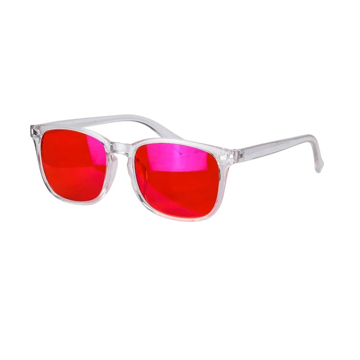 Sonnenbrille – Retro Design – Mit Orangefarbenen Gläsern – Für Herren und Damen