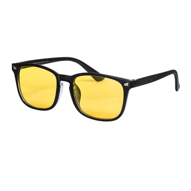 Sonnenbrille – Retro Design – Mit Orangefarbenen Gläsern – Für Herren und Damen