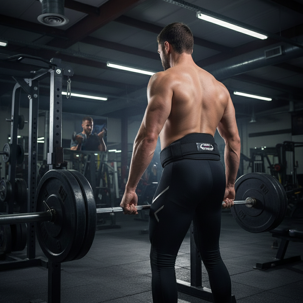 Fitness Lendenwirbelstützgurt – Verstellbar – Für Gewichtheben und Training