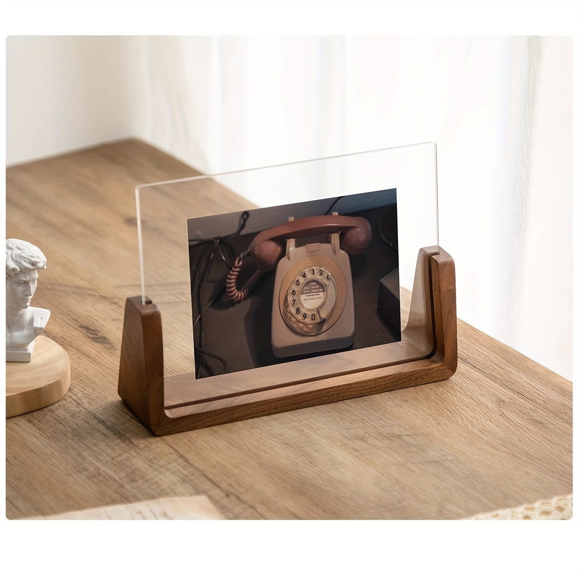 Bilderrahmen Acryl Holz U Form 6 Zoll Tischrahmen